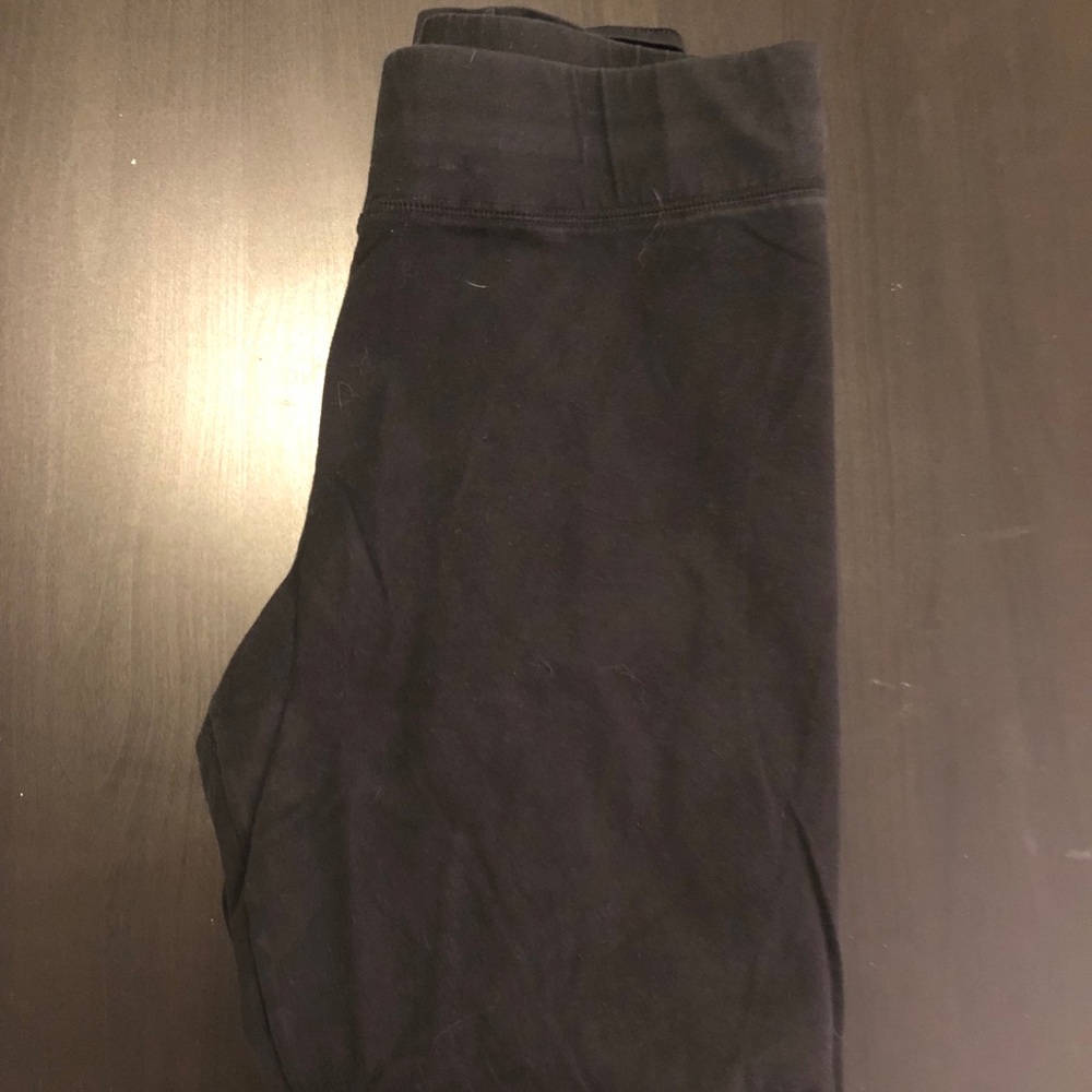 Black Aerie High-Waisted Leggings